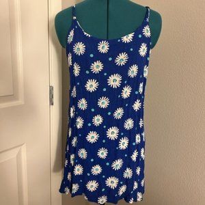 White Flowers/Blue Sundress - Sz S